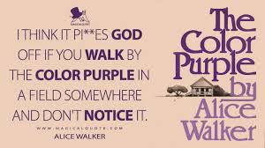 Written in a series of letters. The Color Purple Quotes Magicalquote