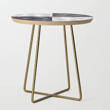 Buy Circular Strokes Patched Pattern I Side Table By Blerta Worldwide Shipping Available At Society6 Com Just O Side Table Black Side Table White Side Tables