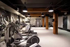 The railing extends the length of the three floors providing railing for the open areas on the flooring and stairways. 75 Beautiful Industrial Home Gym Pictures Ideas June 2021 Houzz
