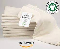 Madras Collections Organic Cotton Kitchen Vintage Flour Sack Kitchen Dish Towel Commercial Restaurant Grade Kit Kitchen Dish Towel Kitchen Dishes Dish Towels