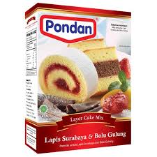 Kue harus segera digulung selagi masih panas sewaktu baru diangkat dari oven agar kue masih lentur sewaktu digulung. Pondan Lapis Surabaya Bolu Gulung Cake Mix 400g From Buy Asian Food 4u