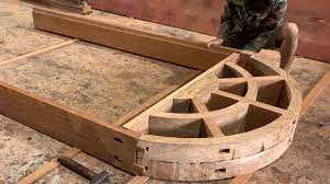 Amazing Carpenters Woodworking Techniques Extremely High Making Curved Wooden Is Extreme Difficult Youtube Woodworking Techniques Woodworking Wood Diy