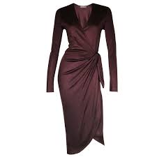 You'll be a wrap star in no tim. English Rose Wine Wrap Dress Me Thee Wolf Badger
