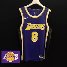 The los angeles lakers tweeted this image before game 4 of their playoff series with portland on aug. Iconic La Lakers Black Mamba Kobe Bryant Purple Authentic Jersey Sports Athletic Sports Clothing On Carousell