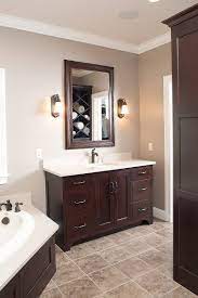Jun 20, 2021 · the dark colors fool the eye into thinking the walls are further away which increases the perceived size of the space. Pin By Samantha Hill On Bathroom Ideas Bathrooms Remodel Dark Cabinets Bathroom Colors