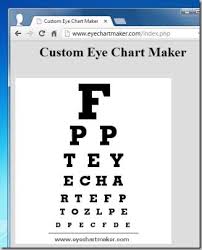 best digital eye chart generators for testing visual acuity