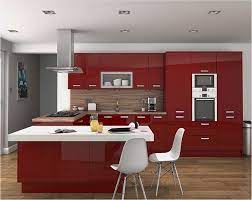 I had posted some during the renovation process but those are always such a mess with tools.and um.a few beer and wine. Altino Red Kitchen Kitchen Design Kitchen Design Decor Kitchen Units