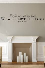 As For Me My House Joshua 24 15 Inspirational Wall Etsy Inspirational Wall Decals Bible Verse Wall Art Bible Verse Wall
