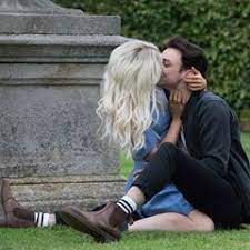 The day has finally come. Couple Ghosts In A Graveyard It S A Garden Y All Calm Down No Bodies Here Dove And Thomas Dove Cameron Style Thomas Doherty