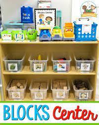 Diy learning activities for toddlers at home. Blocks Center Set Up In Preschool