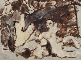 David Bomberg, Vagrants, 1920