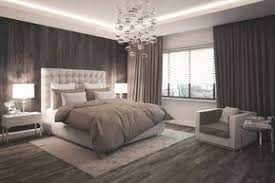 The contemporary kitchen in the picture above features stainless steel appliances which can easily be integrated with the neutral dark brown cabinets and white quartz counter. Small Nail Spa Salon Interior Design Home Decor Bedroom Luxurious Bedrooms Bedroom Interior