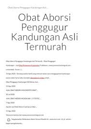 Yang sudah berdiri sejak 1901 didirikan oleh farmasi bernama gedeon richter. Obat Penggugur Kandungan Di Apotik Dan Harga Unduh Buku 1 41 Halaman Pubhtml5