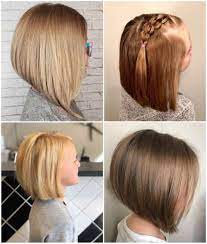 Avec cette technique, un joli dégradé composé de mèches de longueur différente se créé : Carre Plongeant Petite Fille Pour Vous Epargner Les Seanses De Demelage