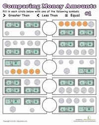 Our money worksheets are free to download, easy to use, and very flexible. Comparing Money Amounts 1 Worksheet Education Com
