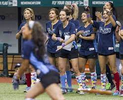 The Rays Wives Beat The Marlins Wives 13 12 In Their Annual Charity Softball Game With Sarah Fuld Scoring The Winner On A Walkoff Hit By Marlins Rays Johnson