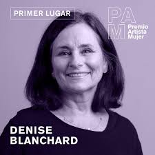 Conoce a las ganadoras de #PremioPAM 2022! Denise Blanchard  (@deniseblanchard) ganó el primer lugar de la tercera versión de Premio  Artista Mujer (PAM), mientras que las menciones honrosas fueron para Ester  Fierro (@