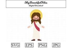 Svg allows us to create responsive animations which can be scalable in any manner. Jesus Svg Cartoon Jesus Svg Eps Png And Jpg 560570 Illustrations Design Bundles