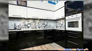 مطابخ هندية باللون الأبيض والأسود أشيك وأحلي مطابخ هندية باللون الأبيض والأسود