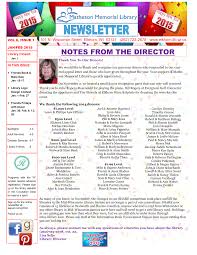 NOTES FROM THE DIRECTOR