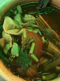 Tom yum or tom yam is a type of hot and sour thai soup, usually cooked with shrimp (prawn). Tom Yan Kuey Teow Picture Of Gadeen Tom Yam Kuantan Tripadvisor