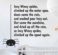 Check spelling or type a new query. Incy Wincy Spider Children S Wall Sticker Tenstickers