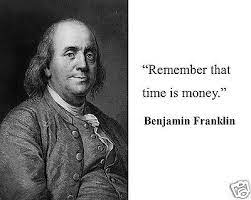 Benjamin Franklin Time Is Money Famous Quote 8 X 10 Photo Picture D1 Ebay