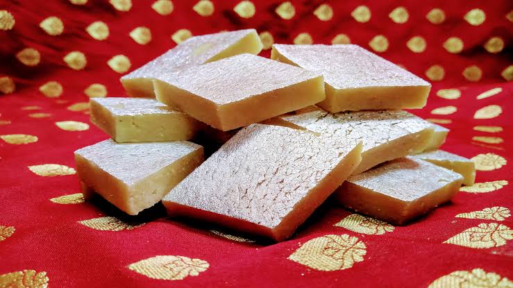 Image result for kaju katli"