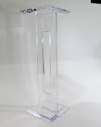 36 Tall Pedestal Table Made From 1 Acrylic Acrylic Furniture Acrylic Display Case Acrylic Display