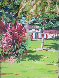 Habitation Ceron C Laval Avec Images Tableau Maison Peinture Paysage Tableau