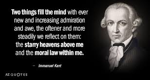 Immanuel Kant quote: Two things fill the mind with ever new and increasing ...