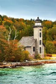 Grand Island Lighthouse No 1442 By Randall Nyhof In 2020 Lighthouse Pictures Island Lighthouse Beautiful Lighthouse
