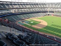 Globe Life Park In Arlington View From Upper Reserved 338