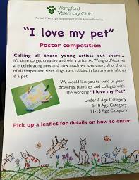 For a happy and healthy pet out here, visit a petvet clinic at tractor supply! I Love My Pet Poster Competition