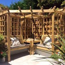 Wooden Garden Arbour Corner Arbour Wooden Garden Furniture Meubles De Jardin En Bois Meuble Jardin Palette Sieges De Jardin