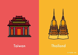 台灣 泰國傻傻分不清 他做10張對照圖讓老外秒懂 ettoday 東森新聞雲 infographic design drawings poster