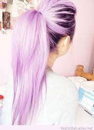 Awesome Lilac Pastel Hair Color With Dark Roots Hair Styles Purple Hair Hair Color Pastel