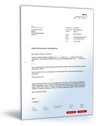 Muster kreditvertrag 1 kreditgewahrung der kreditgeber gewahrt dem kreditnehmer einen kredit in hohe von bis zu 2 kreditverwendung pdf free download. Letzte Aufforderung Zur Nachbesserung Muster Zum Download