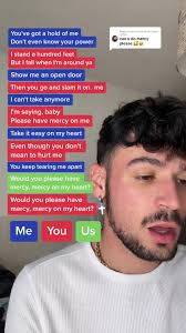 Singing Mercy in Front of My Friends