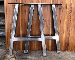 We love seeing endless creativity that hairpin legs foster. Wooden Table Ash Live Edge Wooden Table Industrial Table Etsy Metal Table Legs Table Legs Metal Table