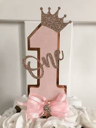 Even though this is a child's first birthday and they will not have memories of this day when they grow up and see the cake in the photos. 1st Birthday Cake Topper Pink Gold