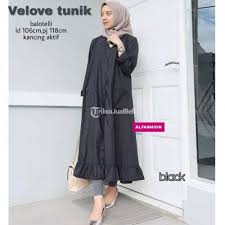 Baju tunik balotelli terbaru zavira marun model baju. Velove Tunik Bahan Balotelli Kancing Aktif Ready Stock New Arrival Di Solo Tribunjualbeli Com