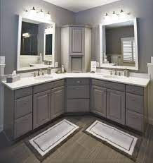 You'll also enjoy browsing our variety of finishes and unique yet ideal storage layouts. Large Double Corner Vanity Contemporary Bathroom Baltimore By Brothers Services Company Houzz