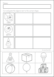 3d Shape Worksheet For Kindergarten In 2020 Shapes Worksheet Kindergarten Kindergarten Math Shapes Kindergarten