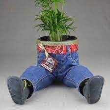 Plants In Pants Is The Brilliant Flower Trend You Never Knew About Blue Jeans Crafts Plants Toddler Pants