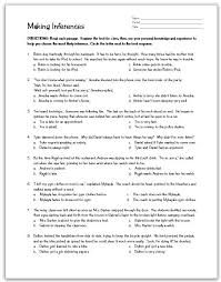 Making Inferences Multiple Choice Worksheets In 2020 Making Inferences Inference Subject And Predicate Worksheets