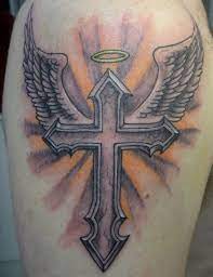 The symbol of the cross is timeless and dates all the way back to the 5th century. Angel Cross With Wings Tattoo Designs Novocom Top