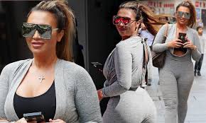 Lauren goodger is an english reality star who came to prominence after her works in the tv production, the only way is essex. Lauren Goodger Shows Off Her Incredible Curves In Grey Jumpsuit Daily Mail Online