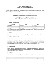 Check spelling or type a new query. Format Laporan Praktikum Fisika