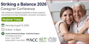 Striking a Balance: A Free Conference for Family Caregivers